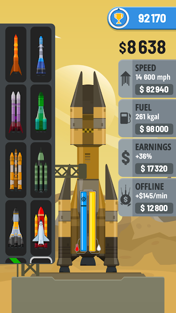 Rocket Sky Mod Apk v1.6.0 (Unlimited money) Download for Android 5