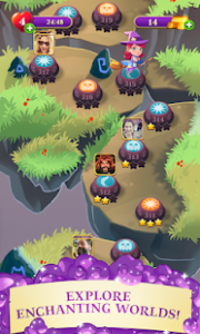 Bubble Witch 3 Saga Mod Apk v7.16.63 Unlimited Lives/Gold/Boosters 3
